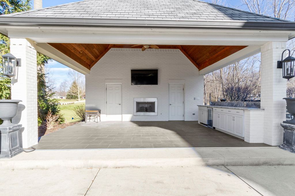 Lakeside Luxury Indiana Estate Boasting Grand Double Height Foyer Offered at 2499999 44
