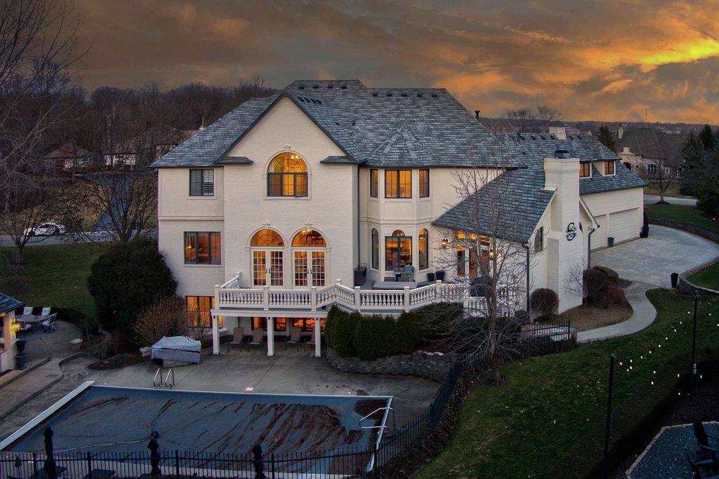 Lakeside Luxury Indiana Estate Boasting Grand Double Height Foyer Offered at 2499999 51