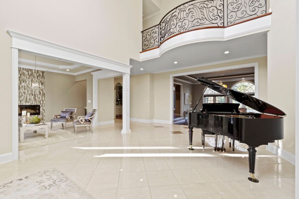 Lakeside Luxury Indiana Estate Boasting Grand Double Height Foyer Offered at 2499999 6