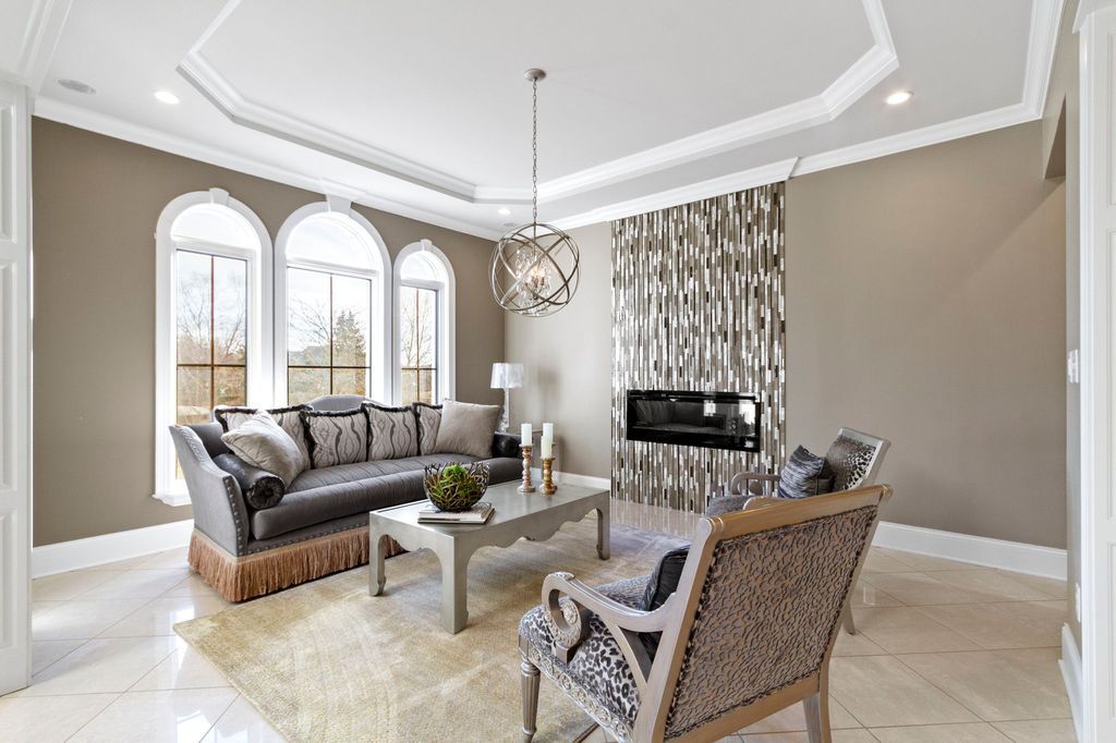 Lakeside Luxury Indiana Estate Boasting Grand Double Height Foyer Offered at 2499999 7