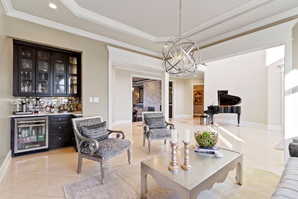 Lakeside Luxury Indiana Estate Boasting Grand Double Height Foyer Offered at 2499999 8