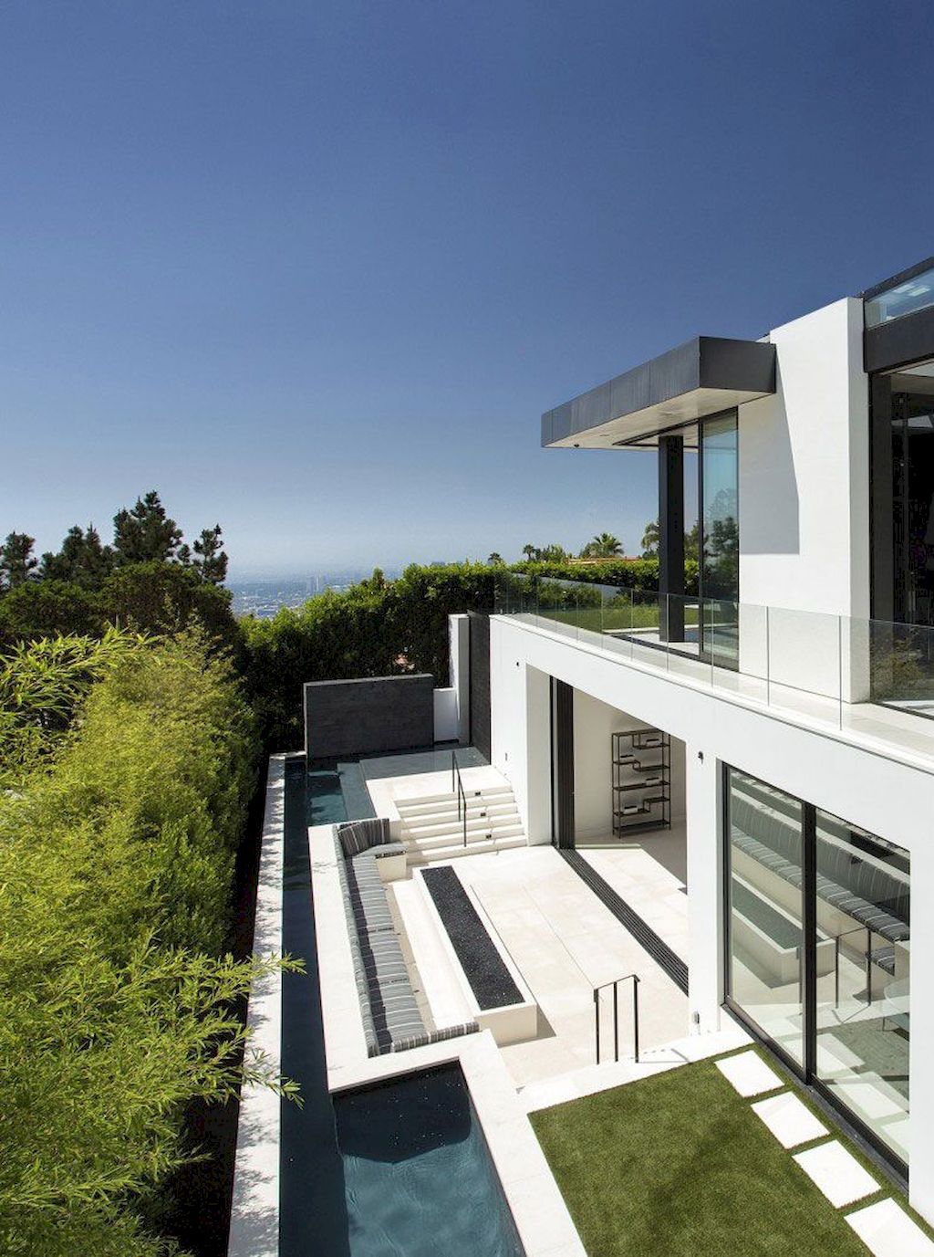 Marcheeta I House, Two-Level Oasis by McClean Design