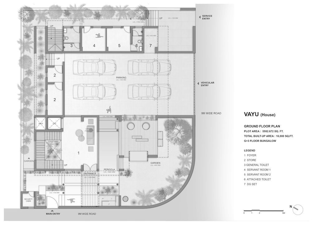 VAYU House tradition and innovation by The Grid Architects 16
