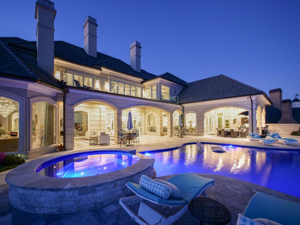 12768 Highwick Circle Home in Knoxville, Tennessee. Explore the epitome of luxury living at this architectural masterpiece nestled in prestigious Bridgemore. Perched atop Farragut's highest point, this one-of-a-kind home offers breathtaking views of the mountains and lake. 