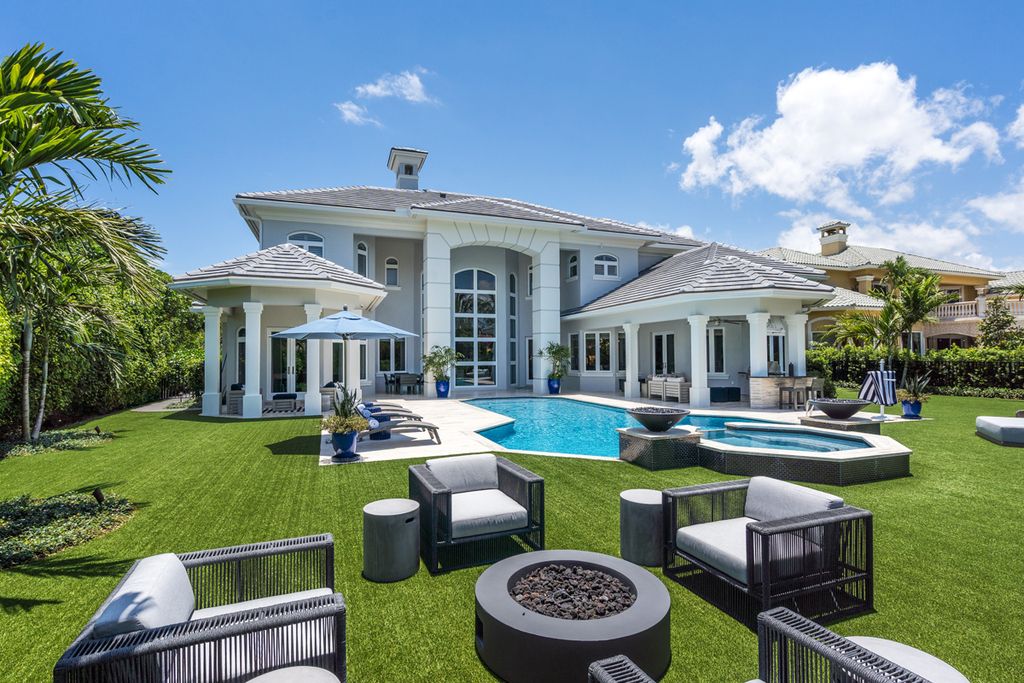 311 Fan Palm Road Home in Boca Raton, Florida. Discover contemporary elegance in this 5-bedroom golf course home at 311 Fan Palm Road, meticulously renovated to showcase brand new construction. Located in the esteemed Royal Palm Yacht & Country Club.