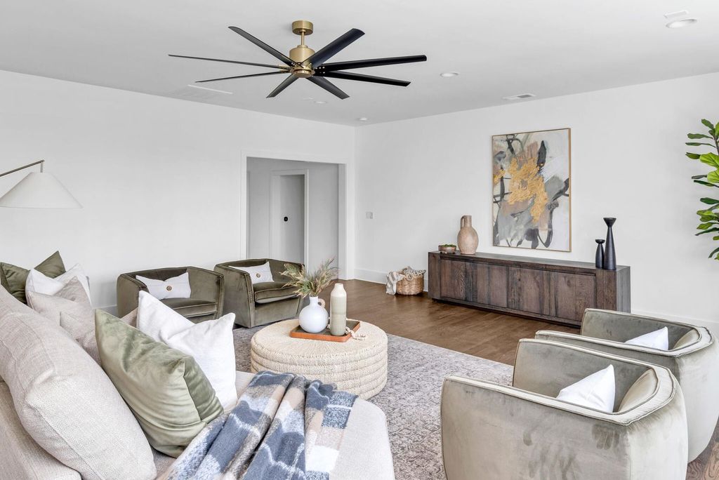 715 Greeley Drive Home in Nashville, Tennessee. Discover the epitome of refined luxury living in this meticulously crafted Southern Traditional home by Vintage South Development. Boasting 5 bedrooms, 5.5 bathrooms, and a wealth of functional spaces including a home gym and two rec rooms, this home seamlessly blends classic architecture with modern innovation. 