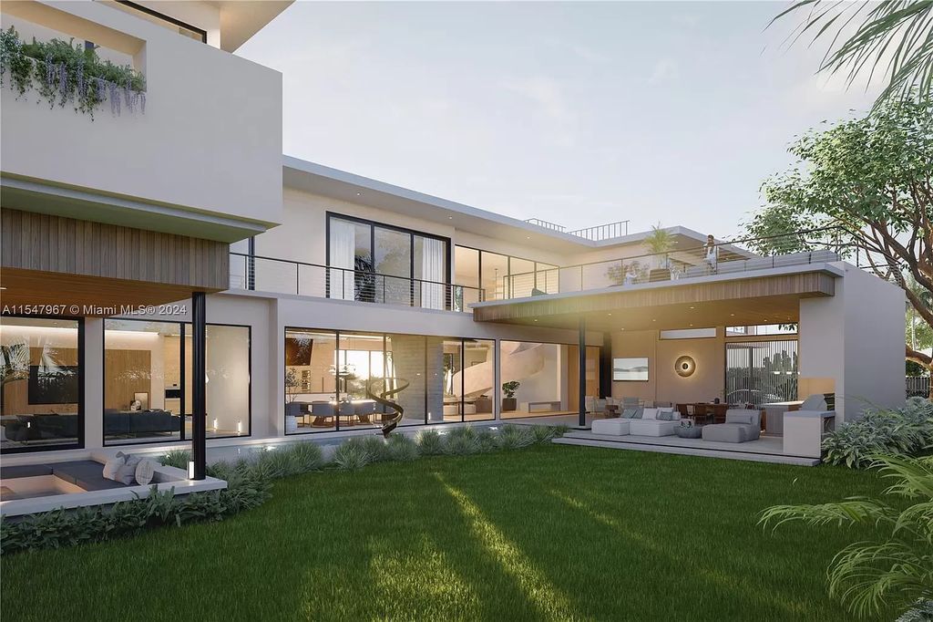 Discover The Grove on Park Oaks, a luxurious haven in Miami's sought-after Coconut Grove neighborhood. With over 14,000 square feet of living and entertainment space, this residence epitomizes modern elegance and comfort.