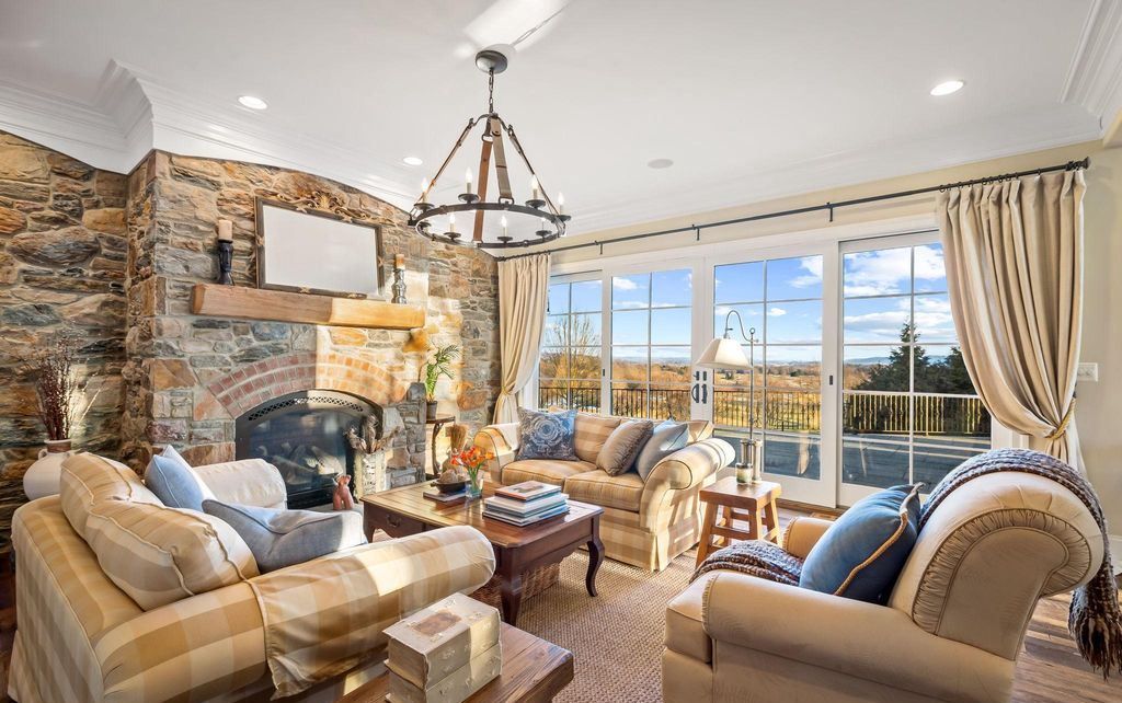 French Country Home Overlooking Hayfields Championship Golf Course in Maryland Listed at 4.2 Million 16