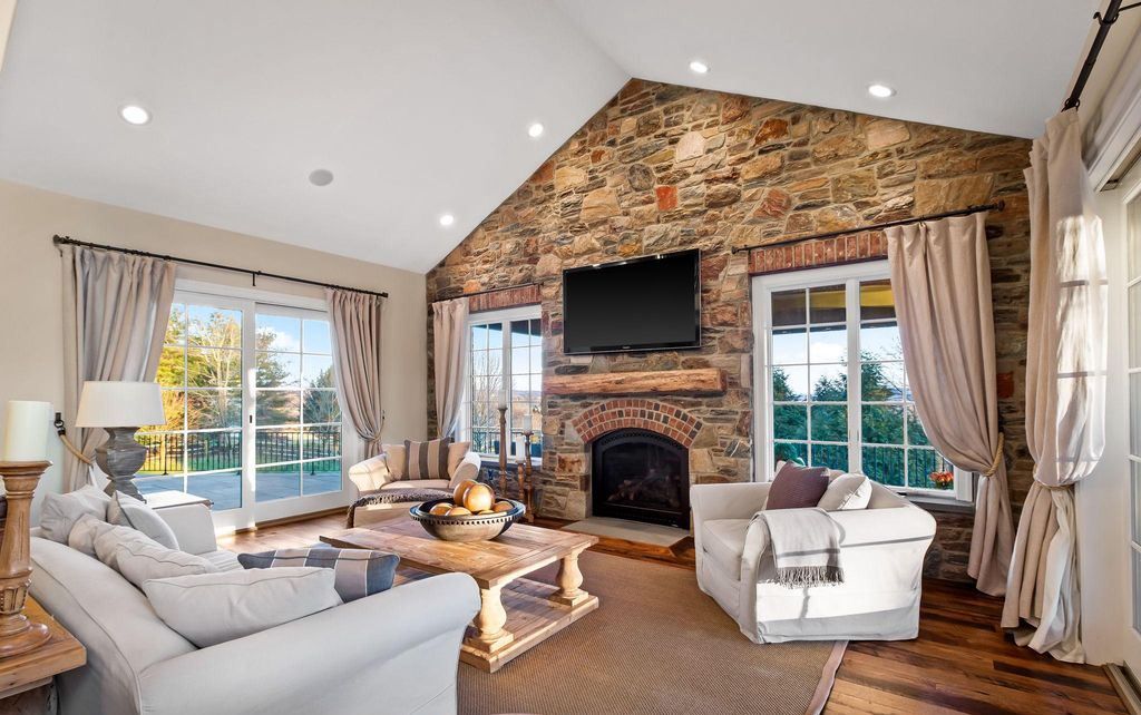 French Country Home Overlooking Hayfields Championship Golf Course in Maryland Listed at 4.2 Million 18