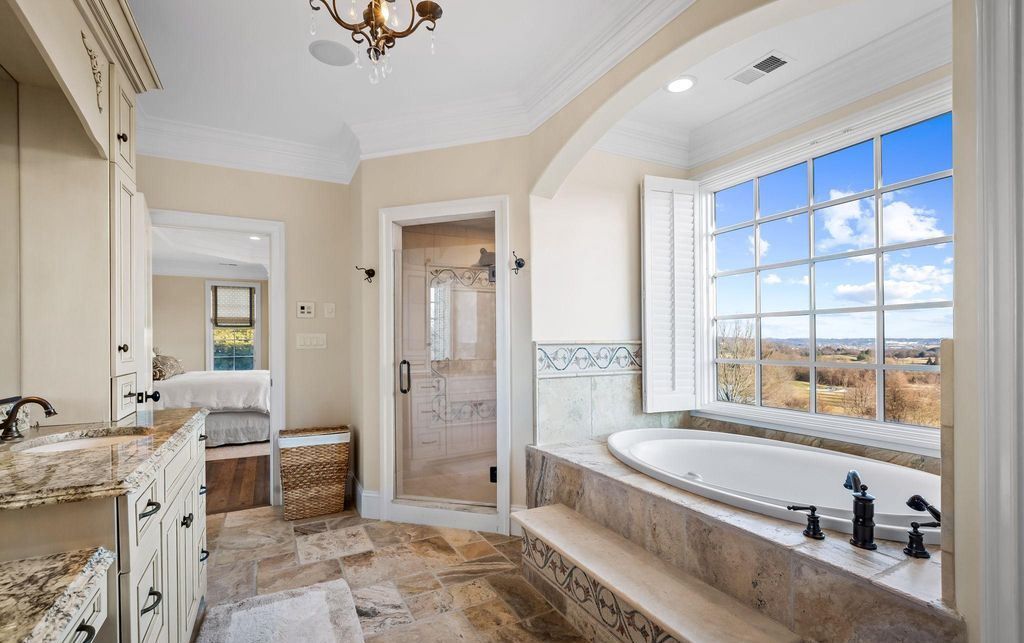 French Country Home Overlooking Hayfields Championship Golf Course in Maryland Listed at 4.2 Million 35
