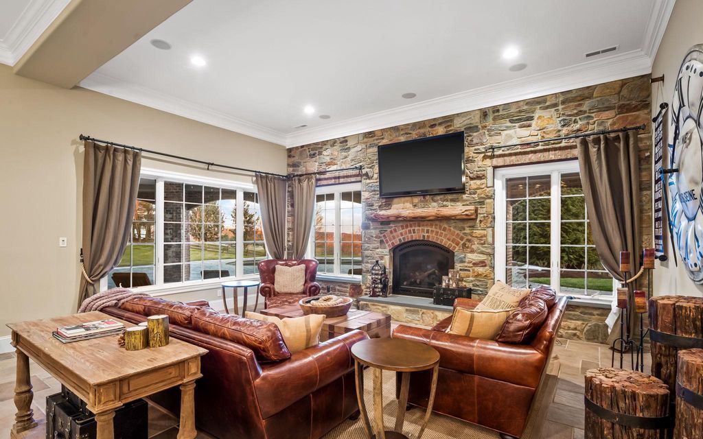 French Country Home Overlooking Hayfields Championship Golf Course in Maryland Listed at 4.2 Million 48