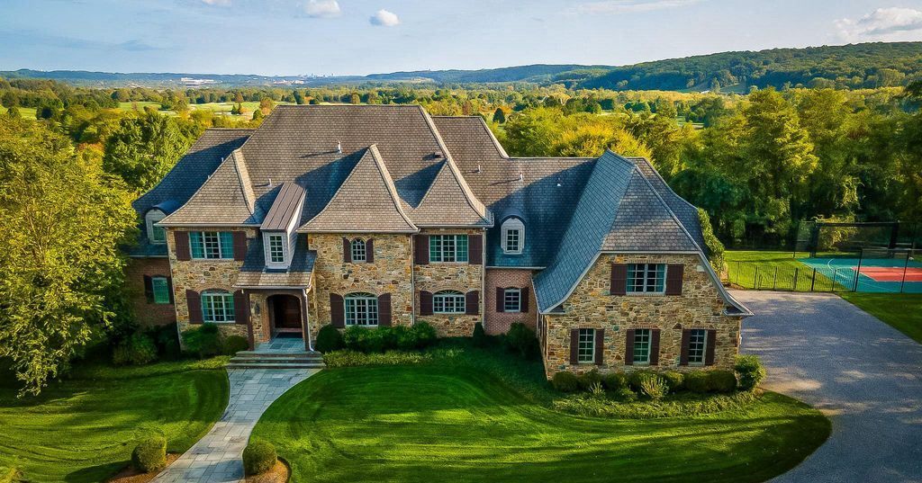 French Country Home Overlooking Hayfields Championship Golf Course in Maryland Listed at 4.2 Million 59