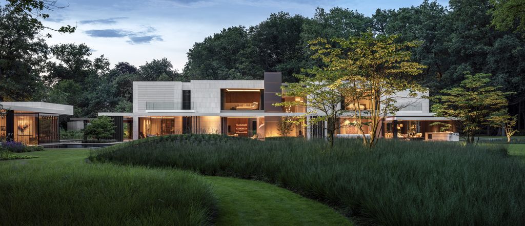 House Flanders Modern house in wooded landscape by SAOTA 6