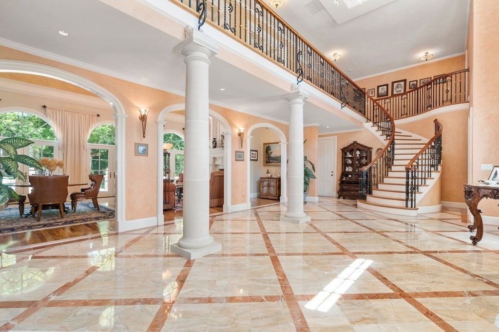 Roman inspired Villa in Westwood Massachusetts Offering the Finest Tastes of Italy for 3.985 Million 3