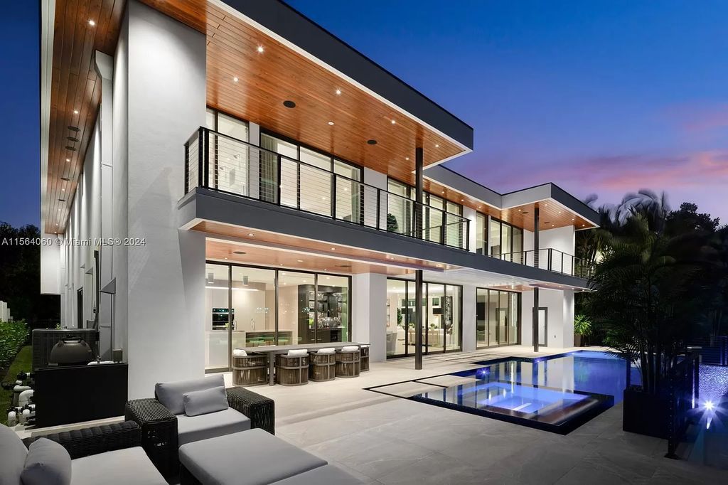 Experience unparalleled luxury living in this newly constructed modern waterfront estate located in Fort Lauderdale. With a Certificate of Occupancy issued and available turnkey, this stunning property boasts enchanting views of the intracoastal, ocean inlet, and passing cruise ships and yachts.