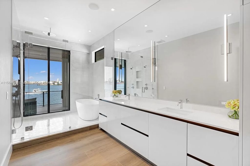 Experience unparalleled luxury living in this newly constructed modern waterfront estate located in Fort Lauderdale. With a Certificate of Occupancy issued and available turnkey, this stunning property boasts enchanting views of the intracoastal, ocean inlet, and passing cruise ships and yachts.