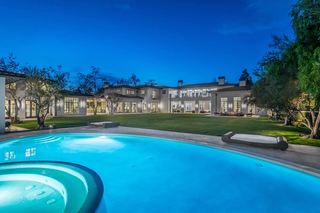 271 South Mapleton Drive Home in Los Angeles, California. Welcome to 'Il Magione' on South Mapleton Dr, Los Angeles' most prestigious address. Spanning 31,450 square feet on 1.4 flat acres, this luxury compound boasts Fendi furnishings, a bowling alley, movie theatre, gym, wine cellar, indoor pool, and more. 