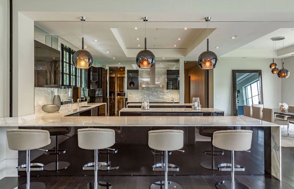 271 South Mapleton Drive Home in Los Angeles, California. Welcome to 'Il Magione' on South Mapleton Dr, Los Angeles' most prestigious address. Spanning 31,450 square feet on 1.4 flat acres, this luxury compound boasts Fendi furnishings, a bowling alley, movie theatre, gym, wine cellar, indoor pool, and more. 