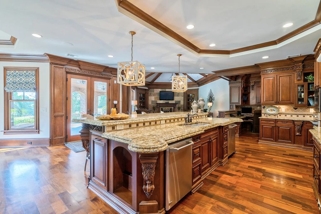 4186 N Arnold Mill Road Home in Woodstock, Georgia. Discover Stone Creek Manor, an exquisite estate offering hand-crafted elegance and olde world design in Cherokee County. Enjoy lower taxes, proximity to Roswell & Alpharetta, and easy access to local private schools and shopping.