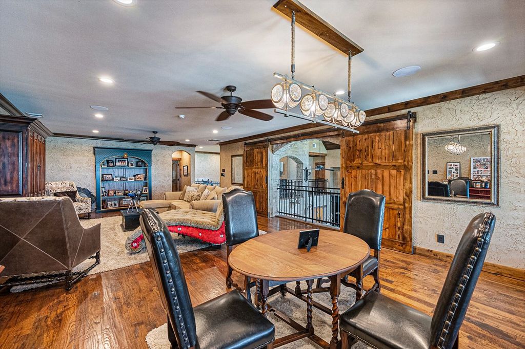 430 Chaparall Road Home in Ferris, Texas. Discover this breathtaking custom lake home nestled on 514 secluded acres, just 15 minutes south of Dallas. Meticulously constructed with stunning lake views from every room, this home features vaulted ceilings, a chef's dream kitchen, luxurious owner's suite, formal dining, study, and more. 