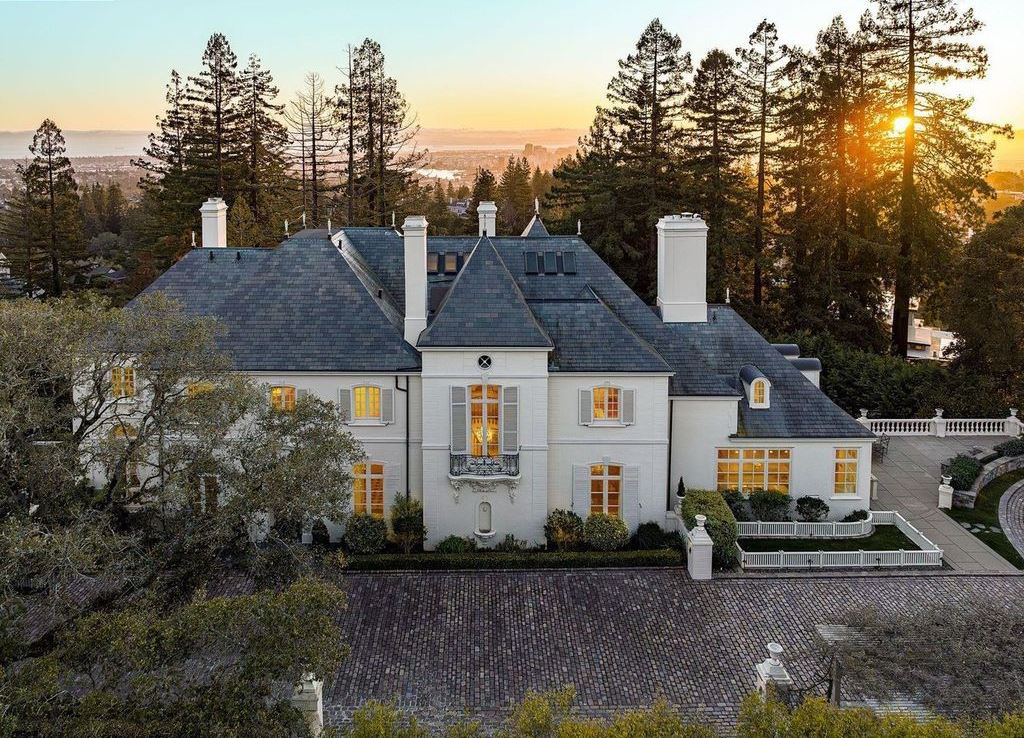 75 Glen Alpine Road Home in Piedmont, California. Step into luxury living at this stunning chateau in Piedmont, boasting breathtaking views of San Francisco Bay and the city skyline. 