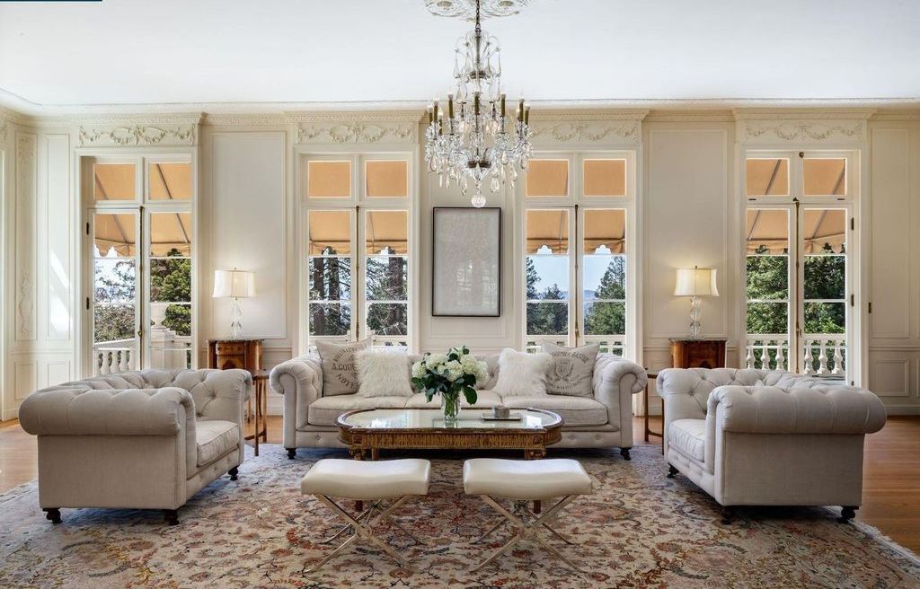75 Glen Alpine Road Home in Piedmont, California. Step into luxury living at this stunning chateau in Piedmont, boasting breathtaking views of San Francisco Bay and the city skyline. 