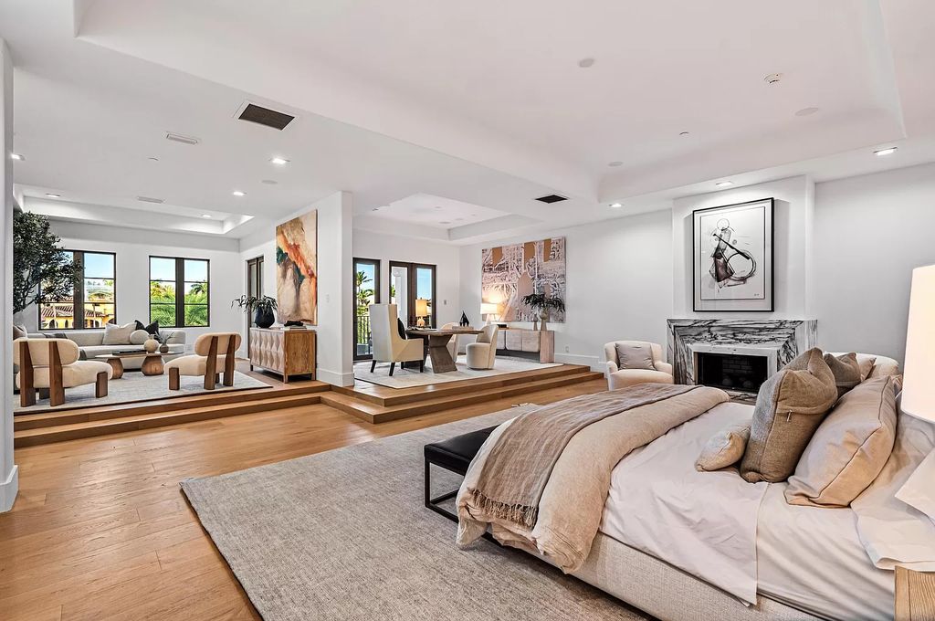 Originally crafted in 2003 by Dan Swanson of Addison Development, this newly remastered intracoastal estate seamlessly blends classic Spanish design with California chic.