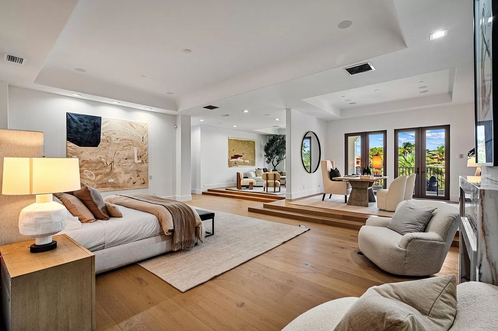 Originally crafted in 2003 by Dan Swanson of Addison Development, this newly remastered intracoastal estate seamlessly blends classic Spanish design with California chic.