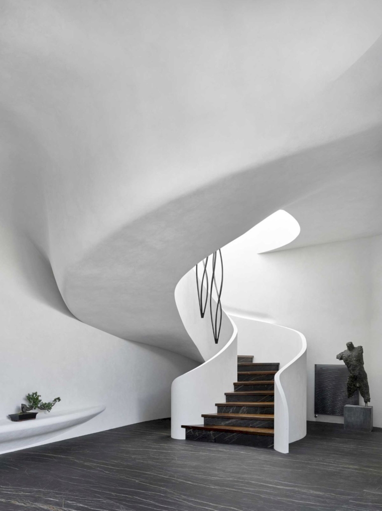House in the Landscape Sculptural Home by Niko Architect 16