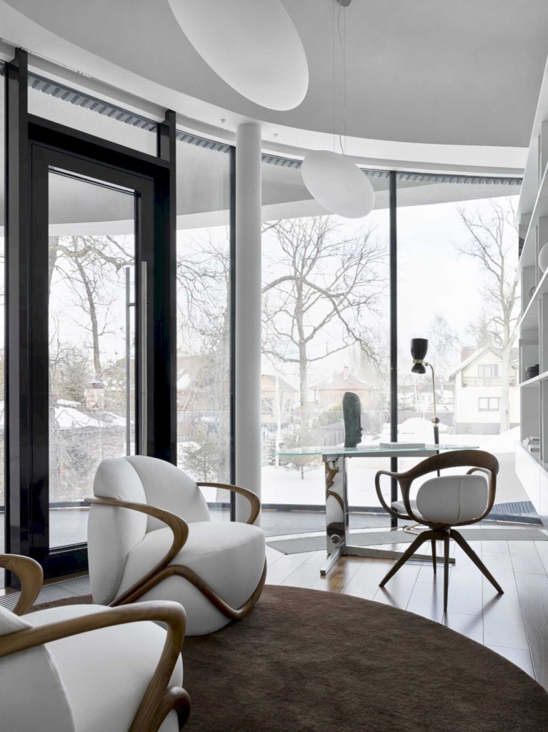 House in the Landscape Sculptural Home by Niko Architect 3