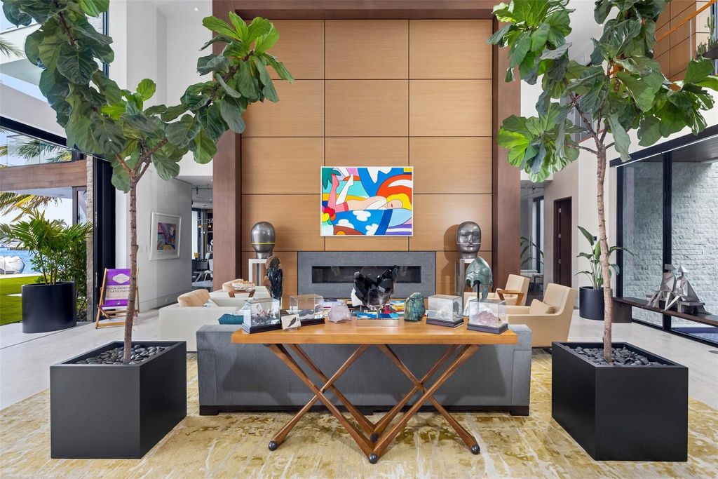 Experience the epitome of luxury living in Fort Lauderdale's prestigious Harbor Beach enclave with this exquisite estate boasting stunning Intracoastal views and 298 feet of water frontage.
