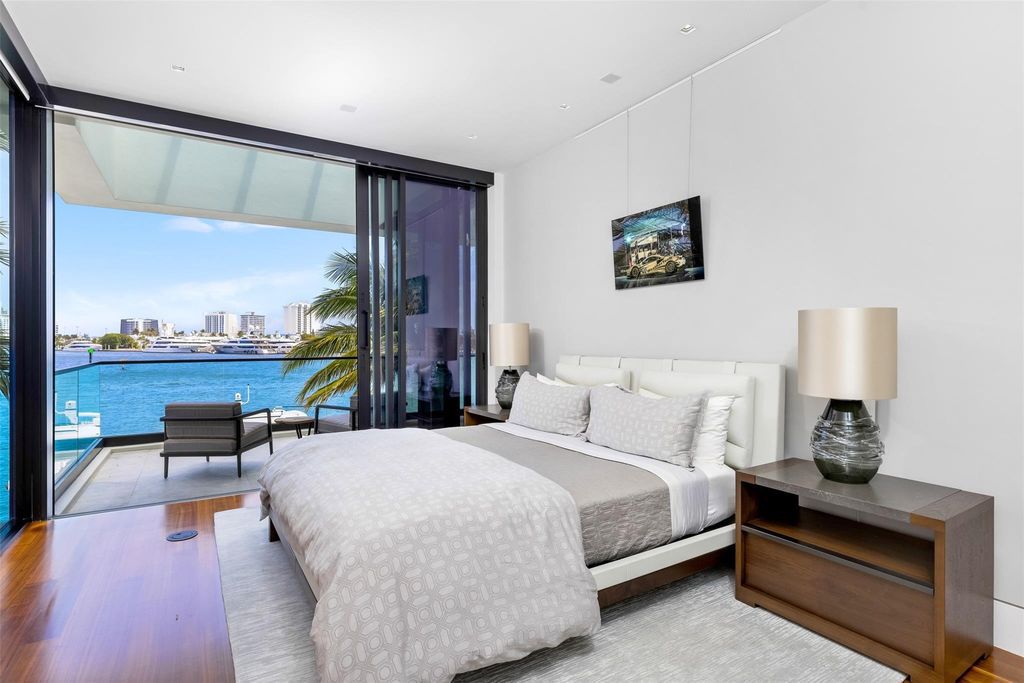 Experience the epitome of luxury living in Fort Lauderdale's prestigious Harbor Beach enclave with this exquisite estate boasting stunning Intracoastal views and 298 feet of water frontage.