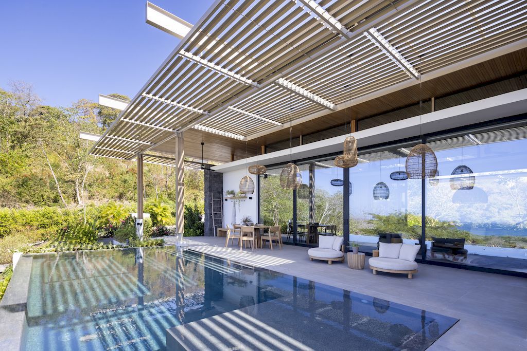 Pergola House, stunning tranquil beach house by Studio Saxe