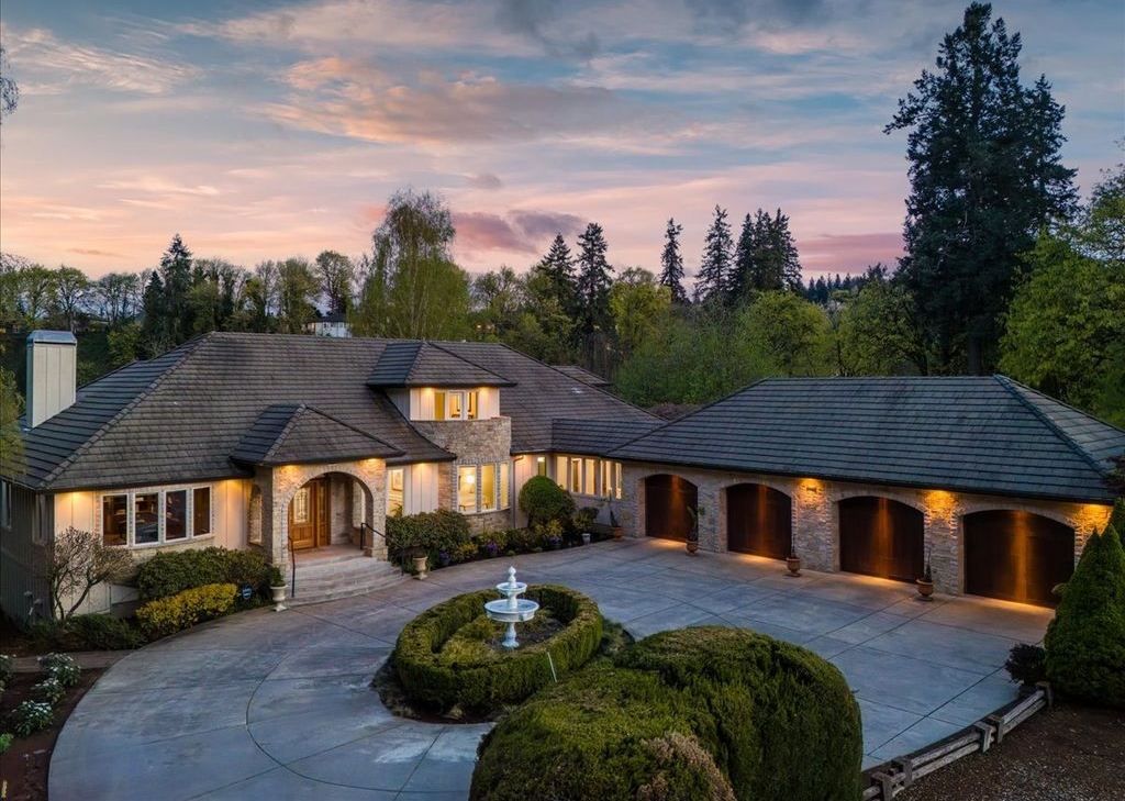 Riverside Opulence Exquisite French Country Estate on the Tualatin River Oregon Offered at 2.7 Million 1