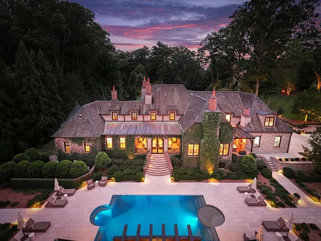 A Magnificent 4.5 Acre Gated Estate Redefining Luxury in North Carolina Listed at 12.5 Million 4