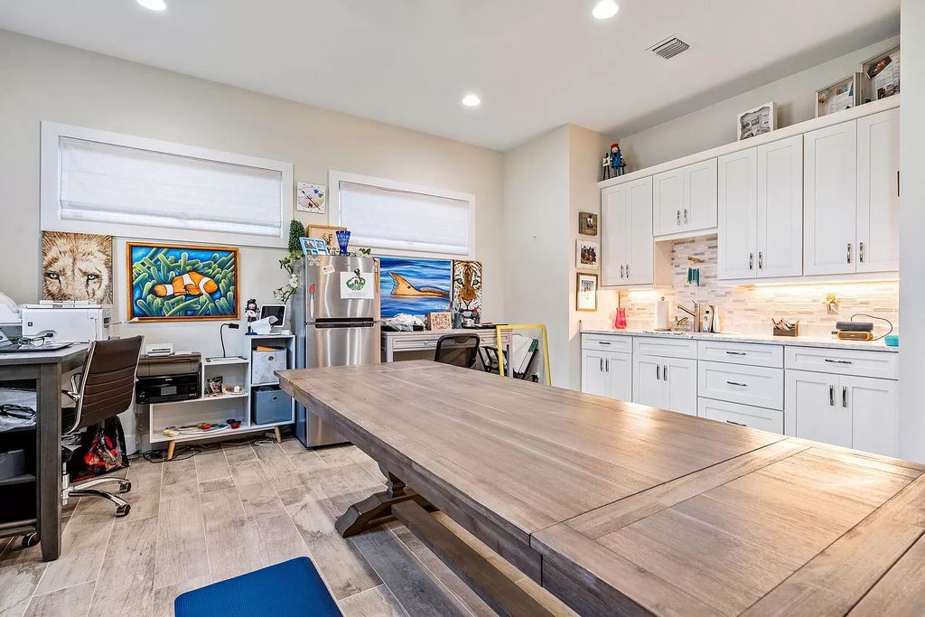 With dual A/C garages and durable coastal design elements throughout, including marine-grade paint and impact glass, this 3-bedroom, 5-bathroom home on a 0.65-acre lot at 3800 Anacostia Pl, Fort Pierce, FL 34949, built in 2019, presents an exceptional opportunity to embrace the coastal lifestyle in utmost comfort and elegance.