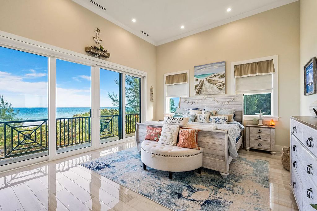 With dual A/C garages and durable coastal design elements throughout, including marine-grade paint and impact glass, this 3-bedroom, 5-bathroom home on a 0.65-acre lot at 3800 Anacostia Pl, Fort Pierce, FL 34949, built in 2019, presents an exceptional opportunity to embrace the coastal lifestyle in utmost comfort and elegance.