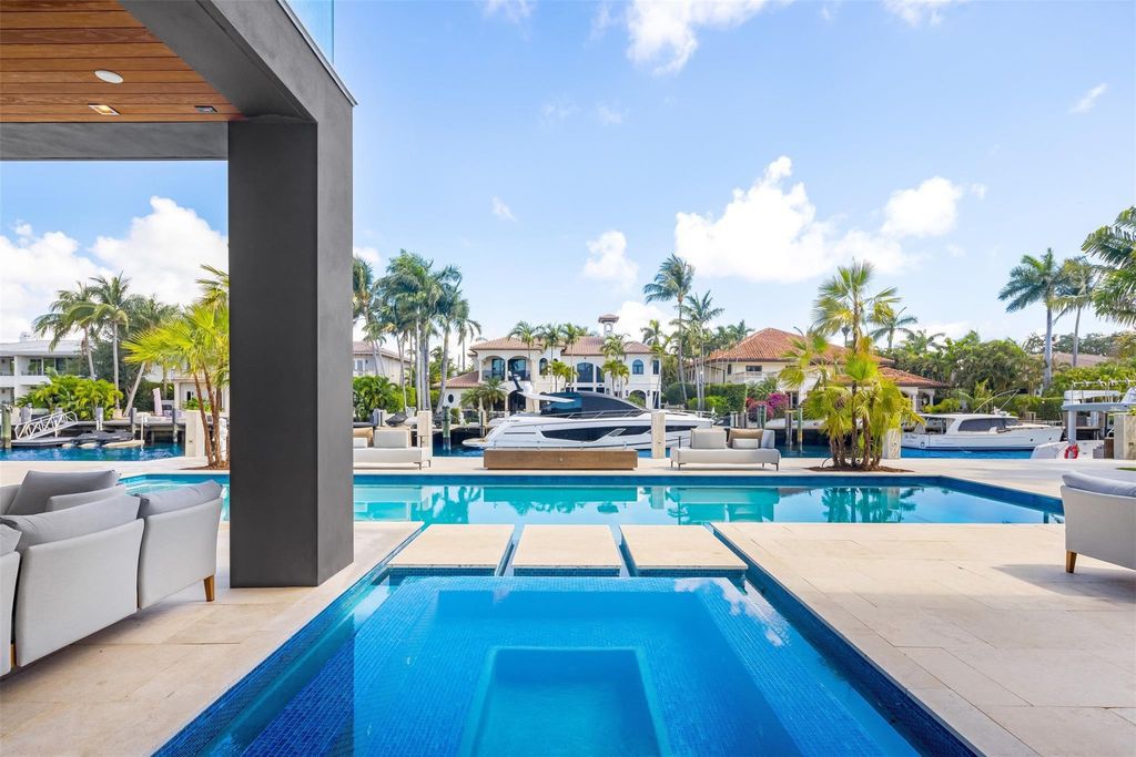 Indulge in unparalleled luxury at 2733 NE 16th St, Fort Lauderdale, FL 33304—an exceptional 5-bedroom, 7-bathroom estate built in 2024 in Coral Ridge.