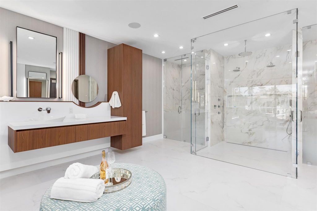 Indulge in unparalleled luxury at 2733 NE 16th St, Fort Lauderdale, FL 33304—an exceptional 5-bedroom, 7-bathroom estate built in 2024 in Coral Ridge.