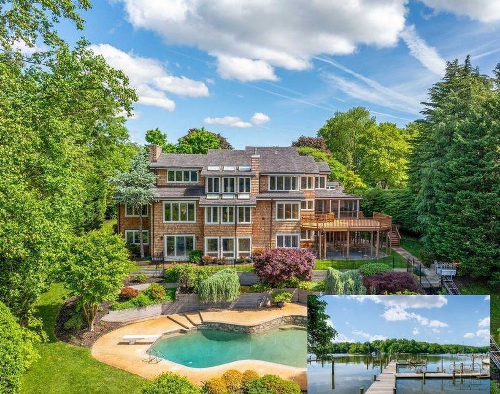 Luxurious Waterfront Haven Marylands Ultimate Boaters Paradise for 3.5 Million 1