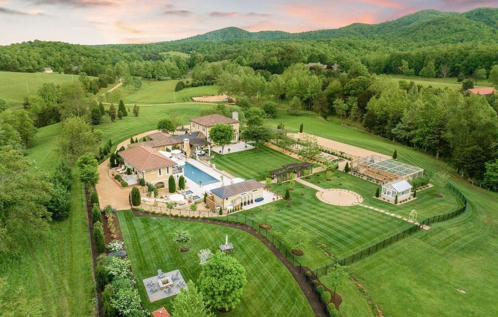 Monte Ventoso an Exquisite Italian Villa Oasis in Madison Virginia Priced at 8.95 Million 13