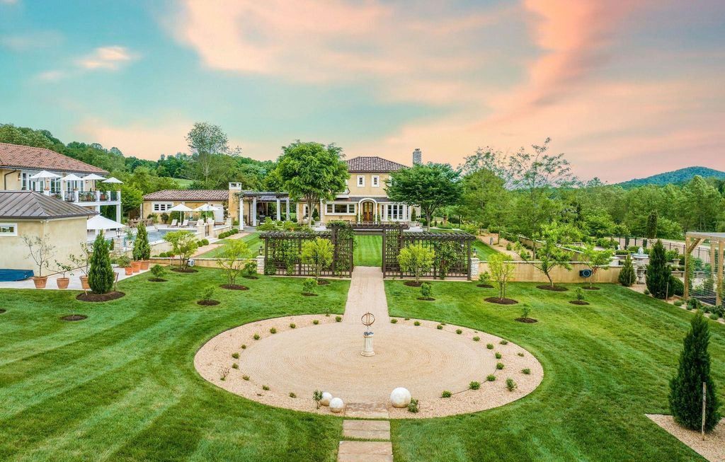 Monte Ventoso an Exquisite Italian Villa Oasis in Madison Virginia Priced at 8.95 Million 15
