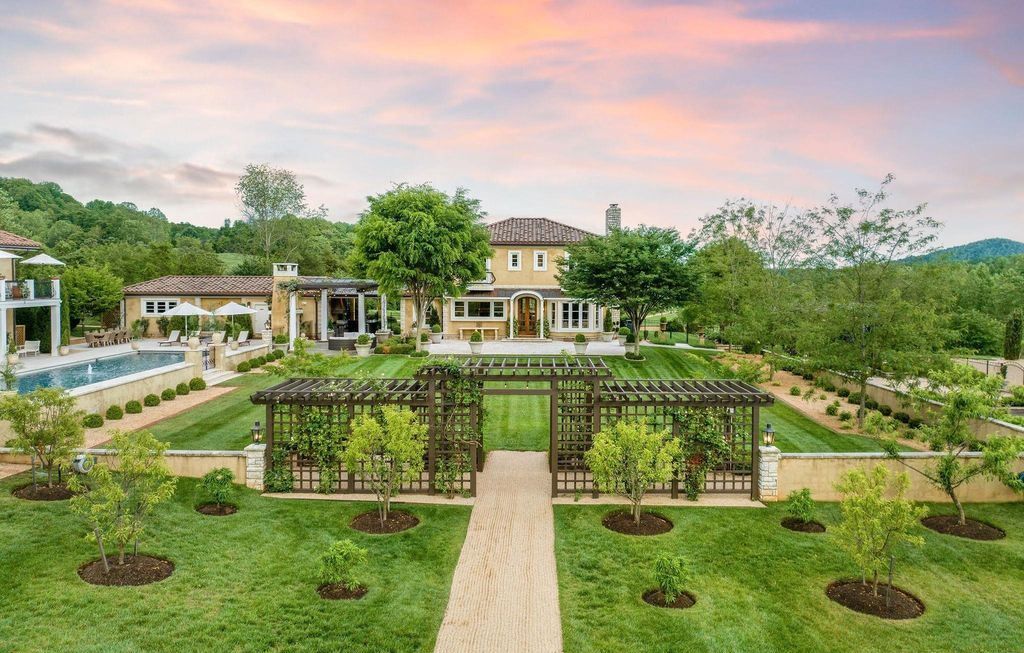 Monte Ventoso an Exquisite Italian Villa Oasis in Madison Virginia Priced at 8.95 Million 18