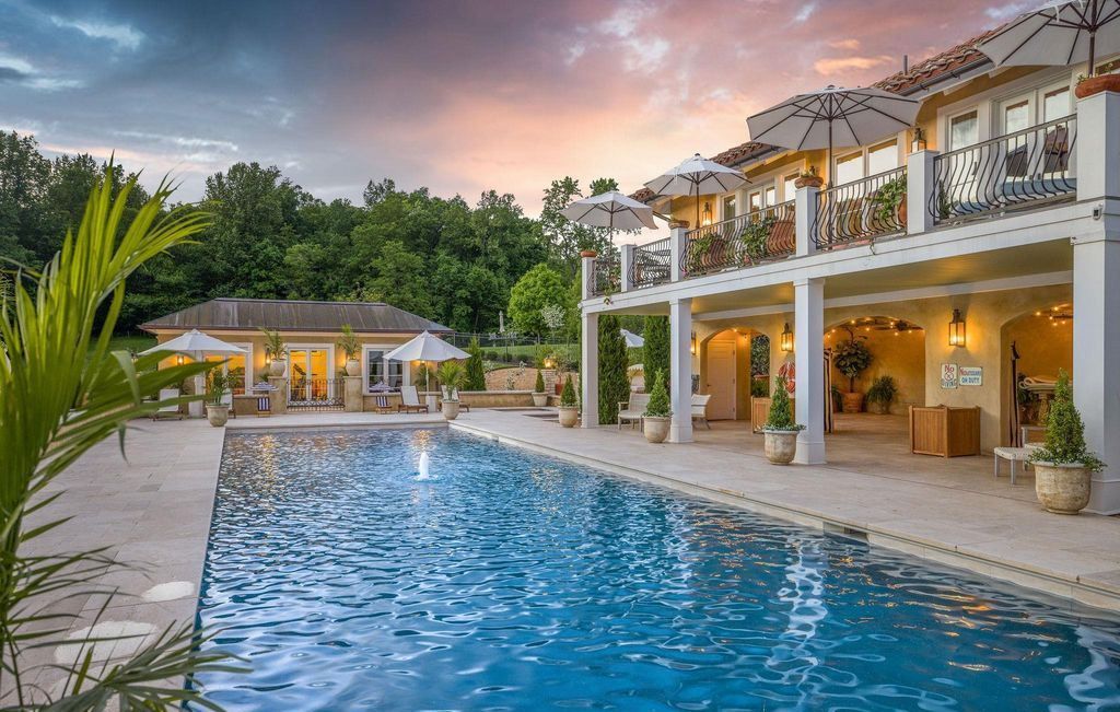 Monte Ventoso an Exquisite Italian Villa Oasis in Madison Virginia Priced at 8.95 Million 64