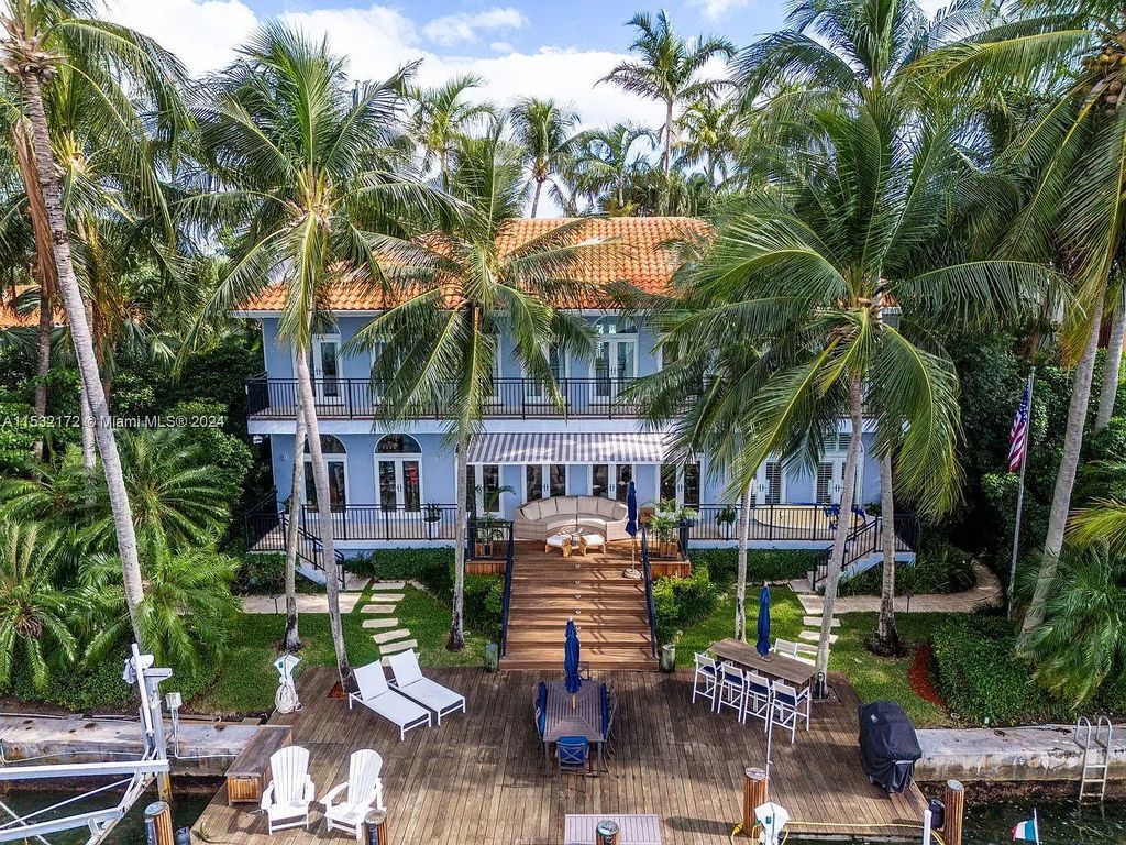 Explore a unique opportunity on the Venetian Islands with this expansive corner lot at 814 W Di Lido Dr, Miami Beach.