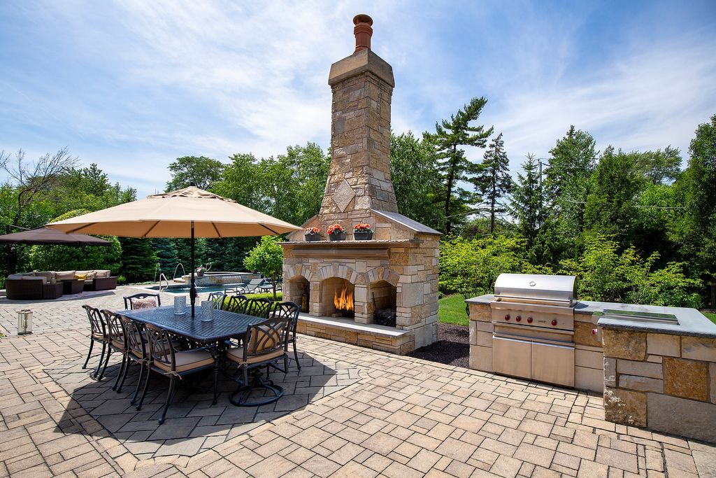 Pure Paradise Awaits Exquisite 3495900 Illinois Home with Resort Style Outdoor Oasis 40