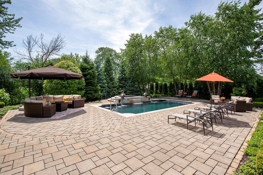 Pure Paradise Awaits Exquisite 3495900 Illinois Home with Resort Style Outdoor Oasis 44