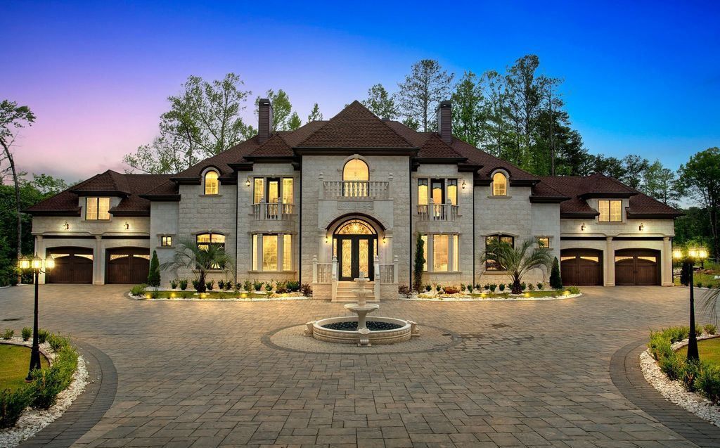 Step into Opulence Stunning Stone and Brick New Build Hits Market at 5962600 in Georgia 1 1