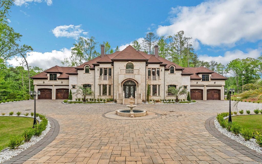 Step into Opulence Stunning Stone and Brick New Build Hits Market at 5962600 in Georgia 17 1