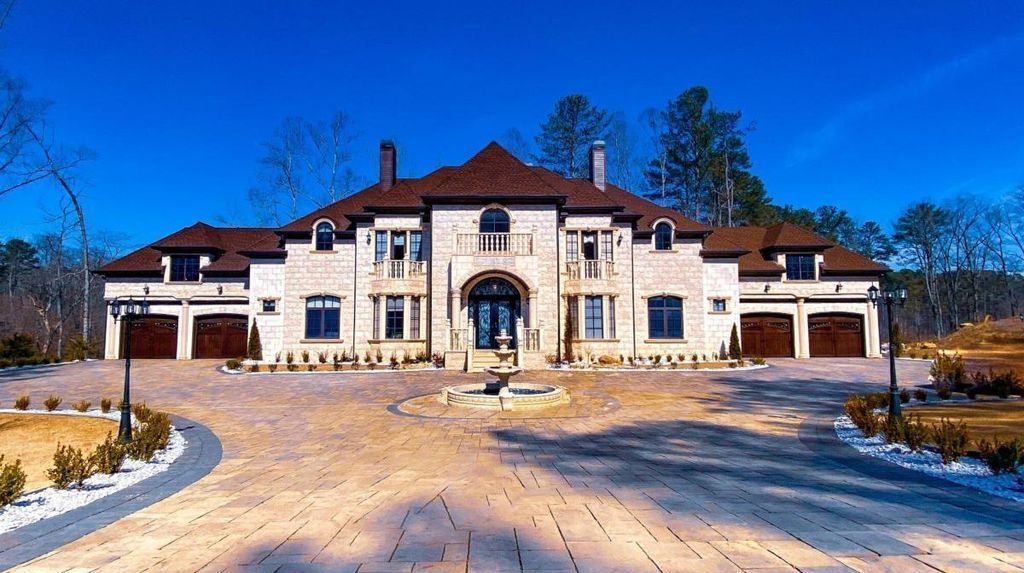 Step into Opulence Stunning Stone and Brick New Build Hits Market at 5962600 in Georgia 2 1
